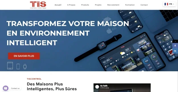 Tis Control — Site Catalogue Technologie