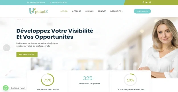 UptituDZ — Site Vitrine Conseil