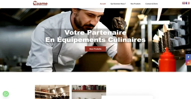 Caame — Site Catalogue Restauration