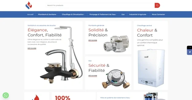 CSF — Site Catalogue Plomberie